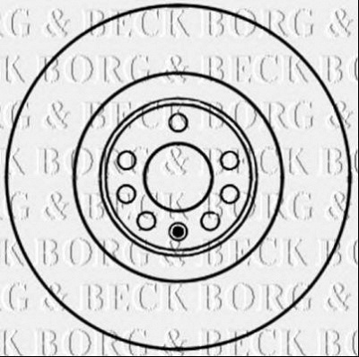 BORG & BECK bbd6029s -  Тормозной диск